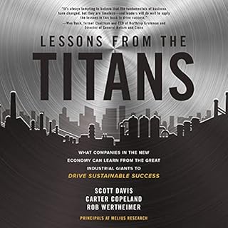 Lessons from the Titans Audiobook By Scott Davis, Carter Copeland, Rob Wertheimer cover art