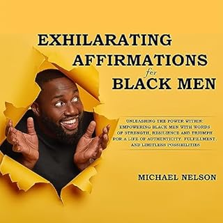 Exhilarating Affirmations for Black Men Audiolibro Por Michael Nelson arte de portada