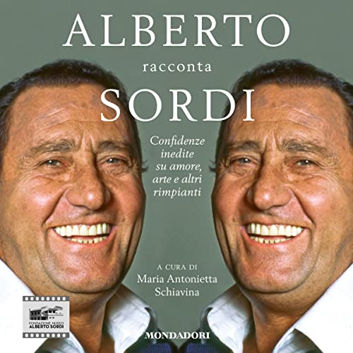 Diseño de la portada del título Alberto racconta Sordi