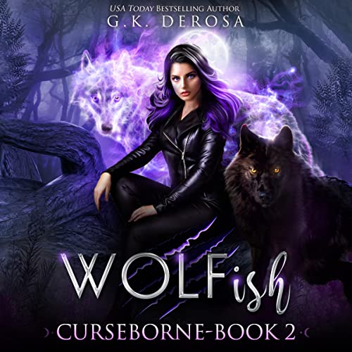 Curseborne Audiolibro Por G.K. DeRosa arte de portada