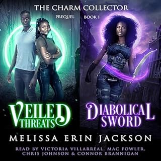 Veiled Threats & Diabolical Sword Audiolibro Por Melissa Erin Jackson arte de portada