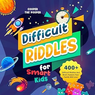 Difficult Riddles for Smart Kids - Volume 1 Audiolibro Por Cooper The Pooper arte de portada