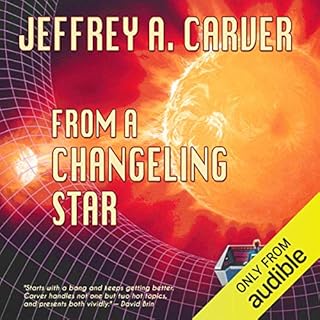 From a Changeling Star Audiolibro Por Jeffrey A. Carver arte de portada