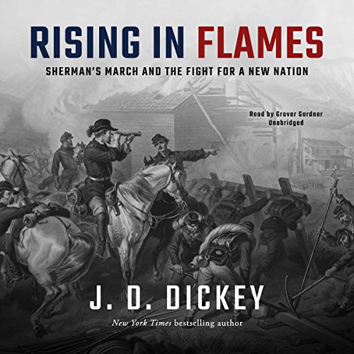 Rising in Flames Audiolibro Por J. D. Dickey arte de portada