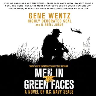 Men in Green Faces Audiobook By Gene Wentz, B. Abell Jurus cover art