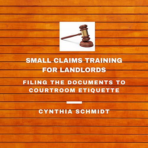 Page de couverture de Small Claims Court Training for Landlords