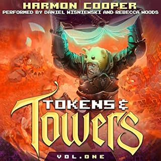 Tokens and Towers Audiolibro Por Harmon Cooper arte de portada