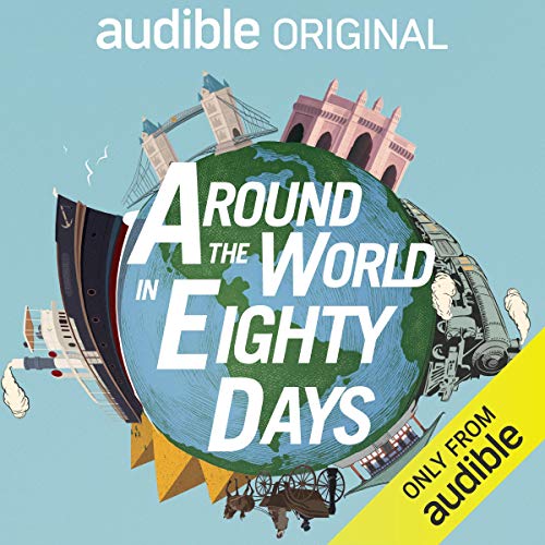 Around the World in 80 Days Audiolibro Por Jules Verne, Anna Lea - adaptation arte de portada