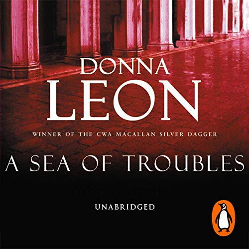 A Sea of Troubles Audiolibro Por Donna Leon arte de portada