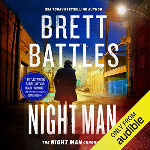 Night Man Audiolivro Por Brett Battles capa