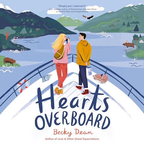 Hearts Overboard Audiolivro Por Becky Dean capa