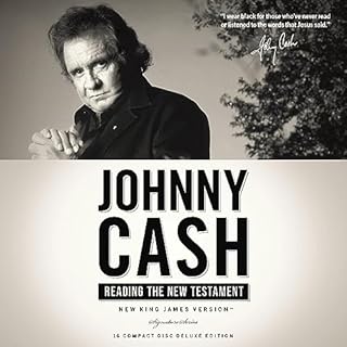 Johnny Cash Reading the Complete New Testament Audiobook By Thomas Nelson Publishing cover art