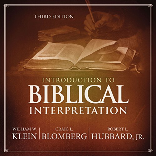 Introduction to Biblical Interpretation: Audio Lectures cover art