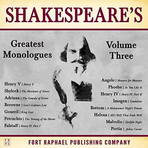 Shakespeare's Greatest Monologues, Volume III Audiolivro Por William Shakespeare capa