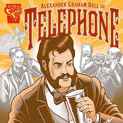 Diseño de la portada del título Alexander Graham Bell and the Telephone