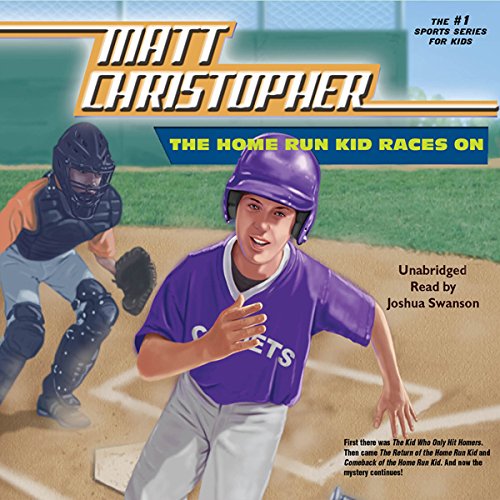 The Home Run Kid Races On Audiolibro Por Matt Christopher arte de portada