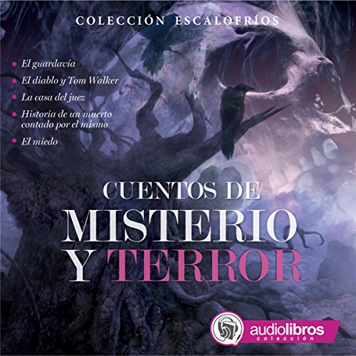 Diseño de la portada del título Cuentos de Misterio y Terror