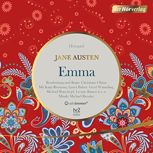 Emma Audiolibro Por Jane Austen, Cordula Huth, Christian Grawe, Christiane Ohaus, Michael Riessler arte de portada