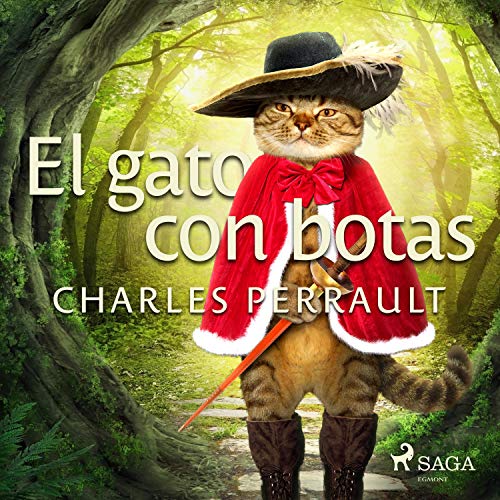 Diseño de la portada del título El gato con botas