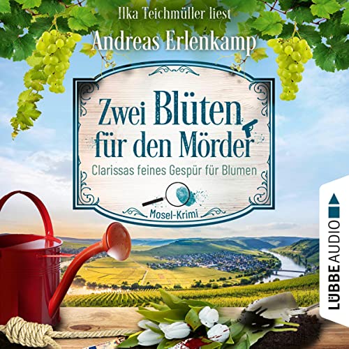 Page de couverture de Zwei Blüten für den Mörder - Clarissas feines Gespür für Blumen