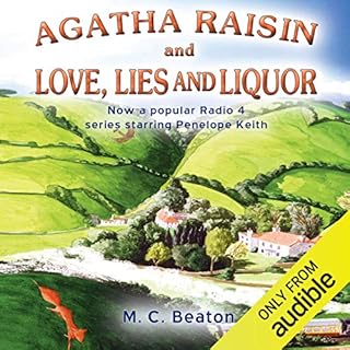 Agatha Raisin and Love, Lies and Liquor cover art