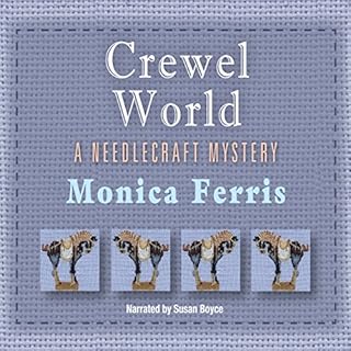 Crewel World Audiolibro Por Monica Ferris arte de portada