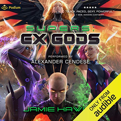 Supers: Ex Gods Audiolibro Por Jamie Hawke arte de portada