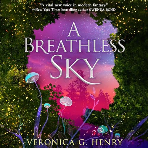 Diseño de la portada del título A Breathless Sky