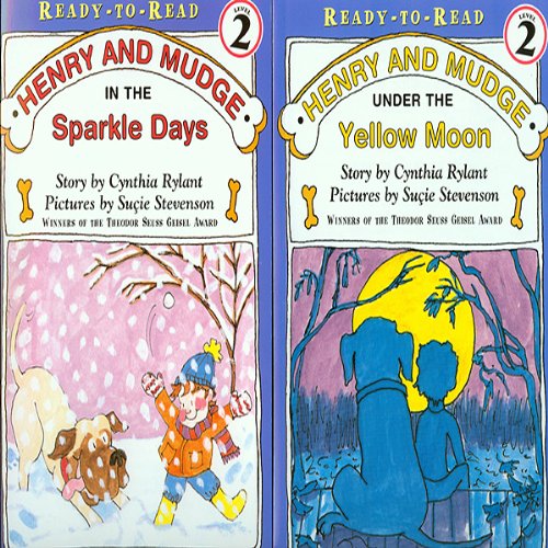 Page de couverture de 'Henry and Mudge Under the Yellow Moon' and 'Henry and Mudge in the Sparkle Days'