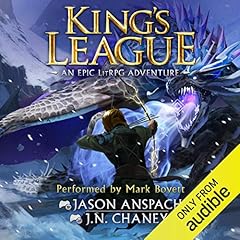 King's League Audiolibro Por Jason Anspach, JN Chaney arte de portada