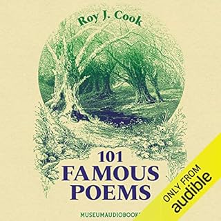 101 Famous Poems Audiolibro Por Roy J. Cook arte de portada