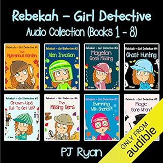 Rebekah - Girl Detective Books 1-8: Fun Short Story Mysteries Audiolibro Por PJ Ryan arte de portada