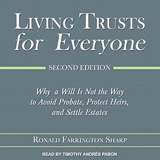 Living Trusts for Everyone, Second Edition Audiolibro Por Ronald Farrington Sharp arte de portada