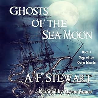 Ghosts of the Sea Moon Audiolibro Por A. F. Stewart arte de portada