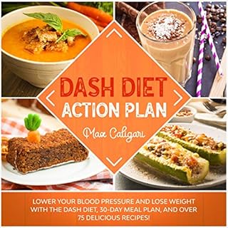 Dash Diet Action Plan Audiolibro Por Max Caligari arte de portada