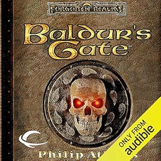 Baldur's Gate Audiolibro Por Philip Athans arte de portada