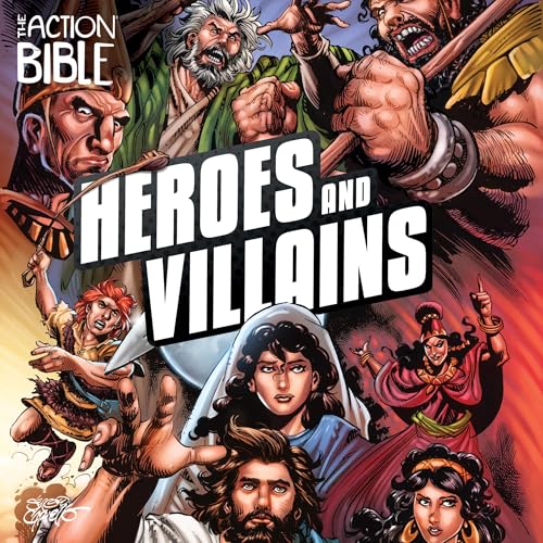 『The Action Bible: Heroes and Villains』のカバーアート