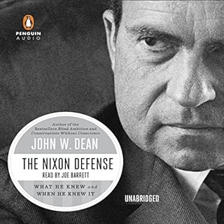 The Nixon Defense Audiolibro Por John W. Dean arte de portada