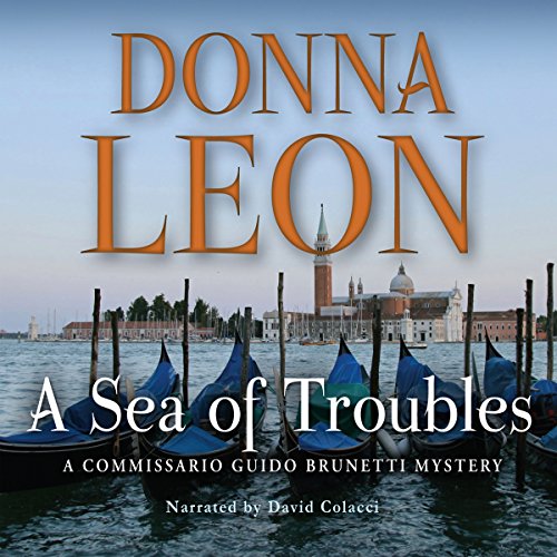 A Sea of Troubles Audiolibro Por Donna Leon arte de portada