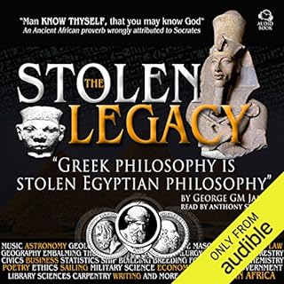 The Stolen Legacy Audiolibro Por George G. M. James arte de portada