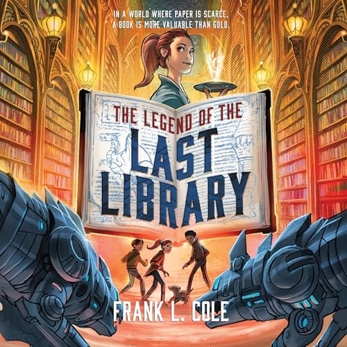 Diseño de la portada del título The Legend of the Last Library