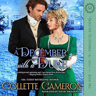 A December with a Duke: A Regency Romance Audiolibro Por Collette Cameron arte de portada