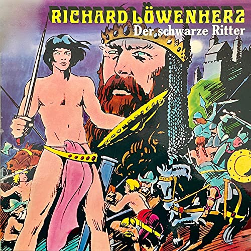 Richard Löwenherz - Der schwarze Ritter Audiolibro Por Peter Folken arte de portada