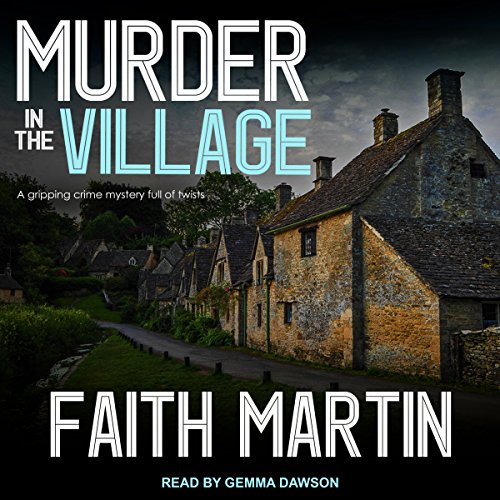 Diseño de la portada del título Murder in the Village