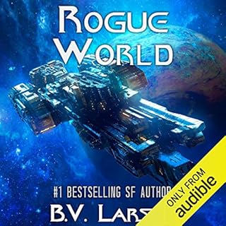 Rogue World Audiolibro Por B. V. Larson arte de portada