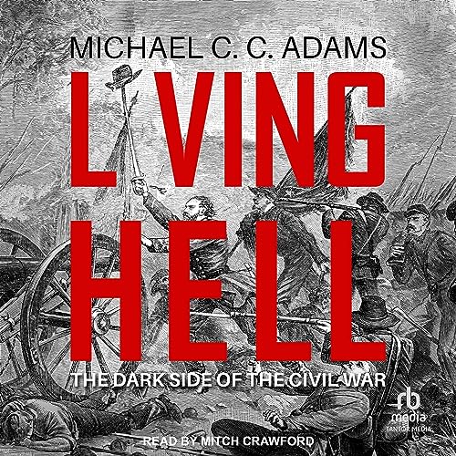 Living Hell Audiolibro Por Michael C.C. Adams arte de portada