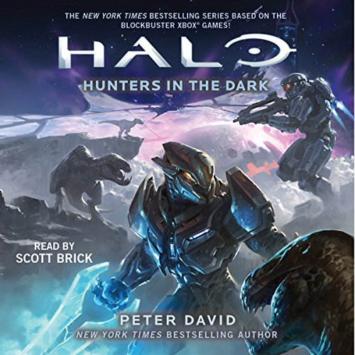 Halo: Hunters in the Dark Audiolibro Por Peter David arte de portada