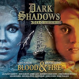 Dark Shadows - Blood & Fire Audiolibro Por Roy Gill arte de portada