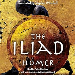 The Iliad Audiolibro Por Homer, Stephen Mitchell - translator arte de portada