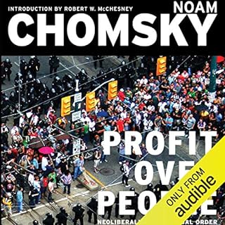 Profit Over People Audiobook By Noam Chomsky cover art